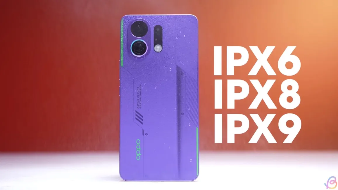 Oppo K13 Turbo series water and dust resistance