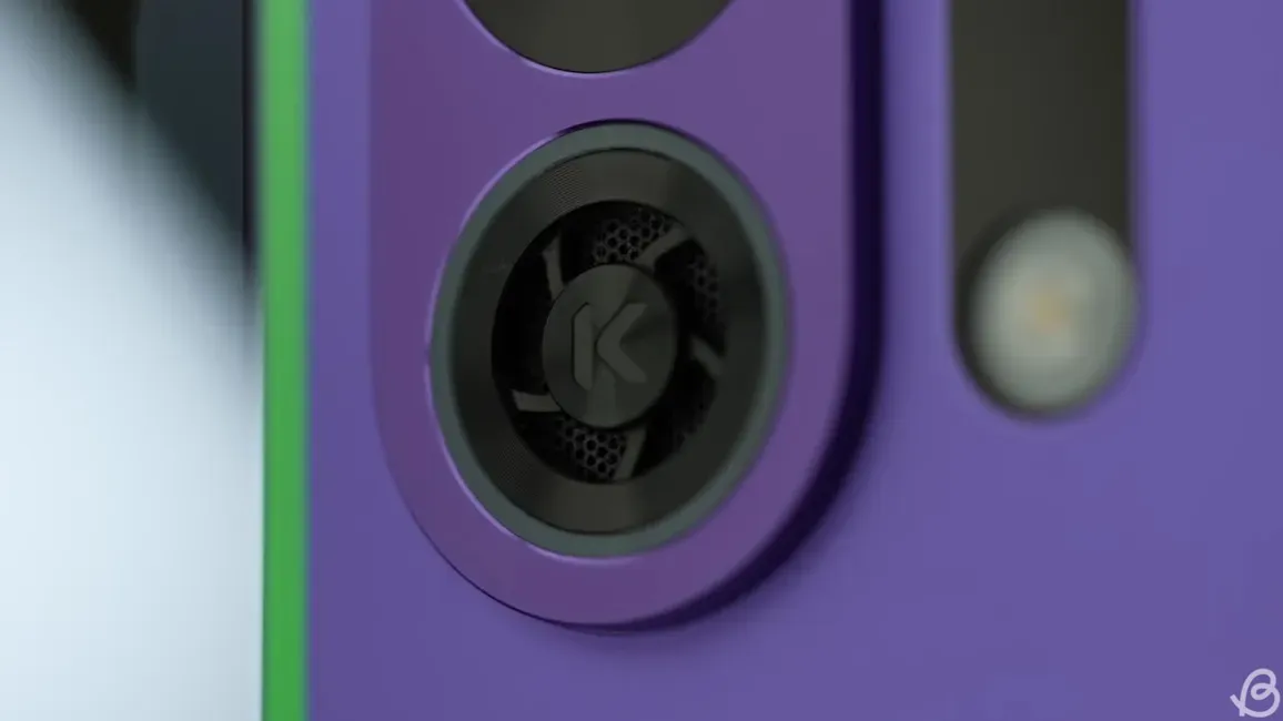 Oppo K13 Turbo built-in cooling fan shot