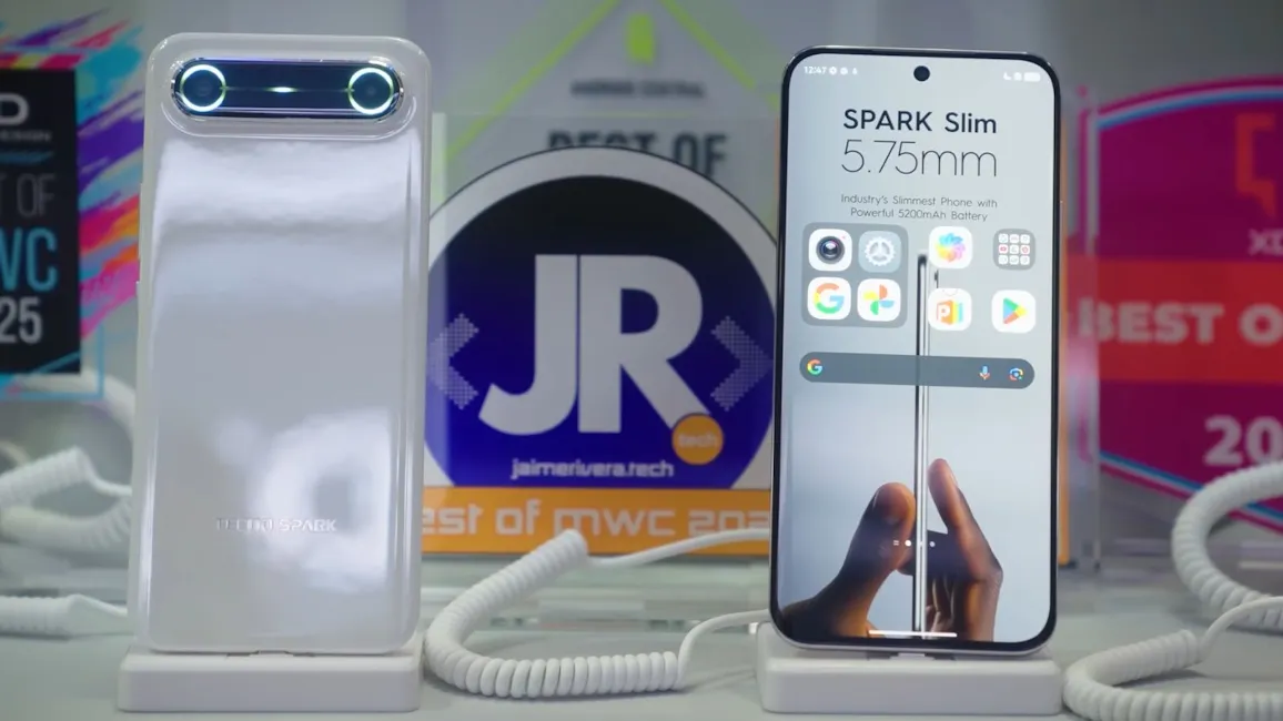 Tecno Pova Slim 5G showcased at MWC 2025