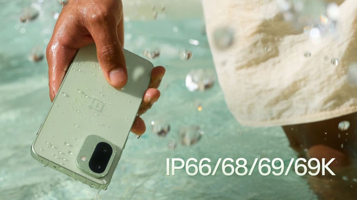 OnePlus 15R with IP66 + IP68 + IP69 + IP69K rating