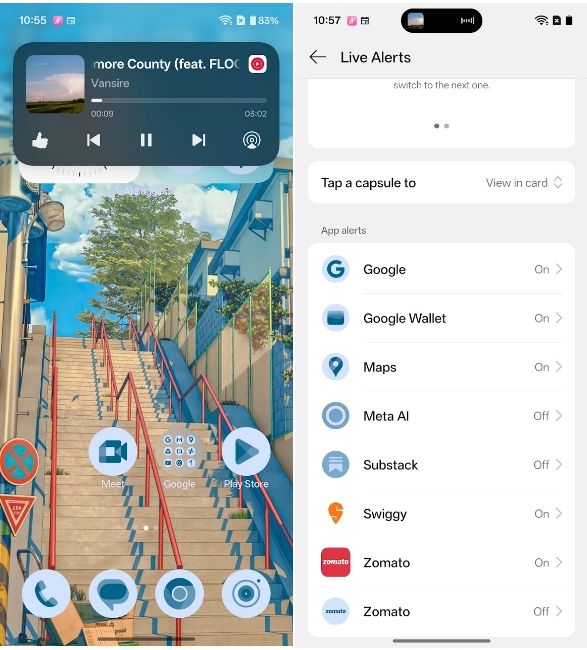 OnePlus 12R live alerts in YouTube Music OnePlus 12R live alerts in YouTube Music