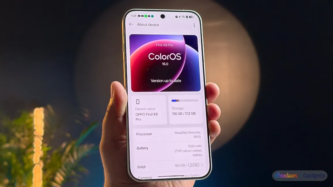 Oppo Find X9 series with ColorOS 16