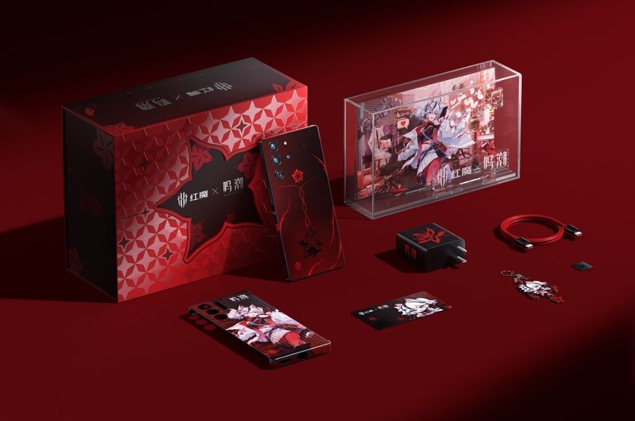 Nubia RedMagic 10s Pro Camellya edition box contents Nubia RedMagic 10s Pro Camellya edition box contents