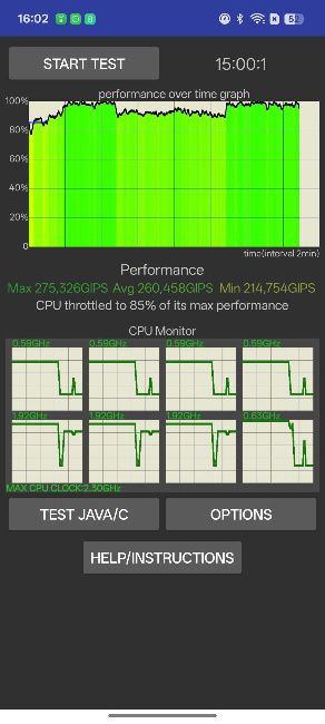 Snapdragon 6 Gen 4 CPU throttling