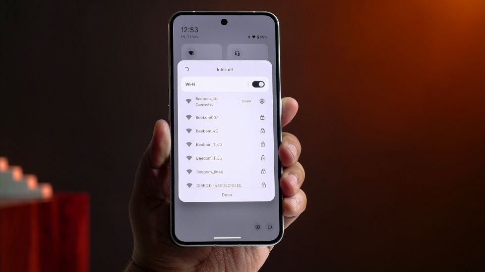 Wi-Fi Share option Nothing OS 4.0 Wi-Fi Share option Nothing OS 4.0