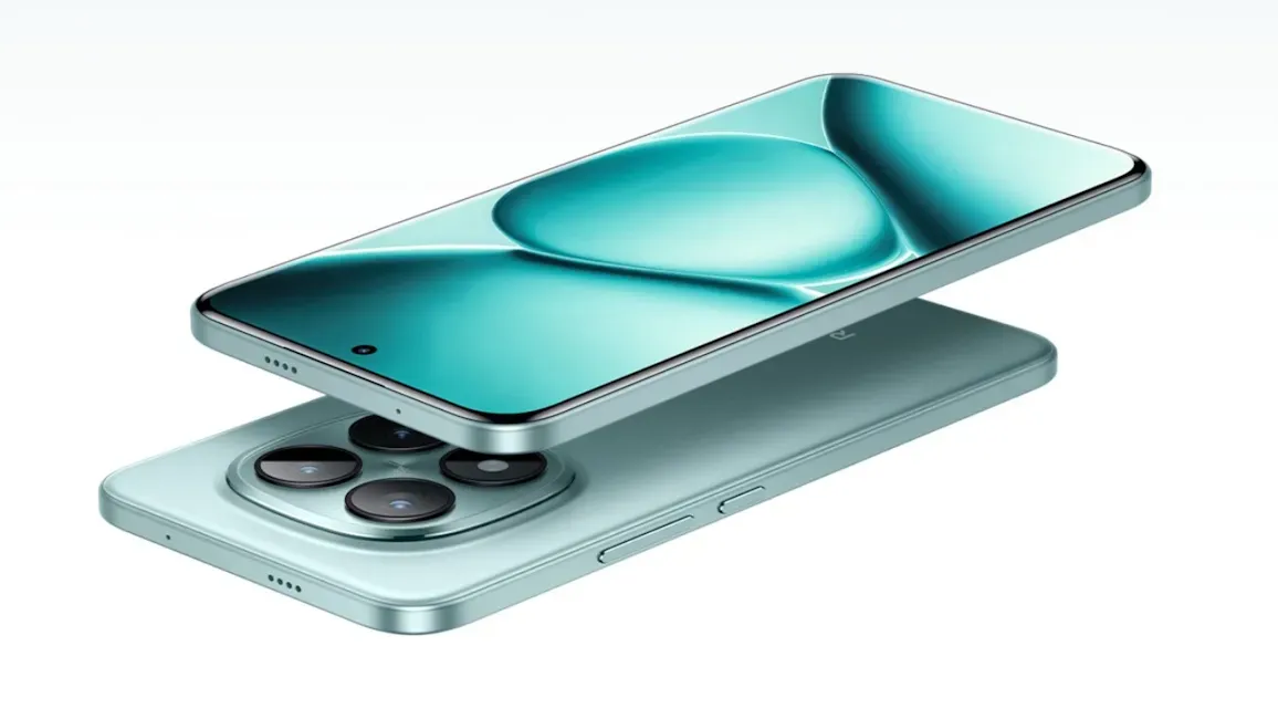 Redmi Note 15 front and back design green
