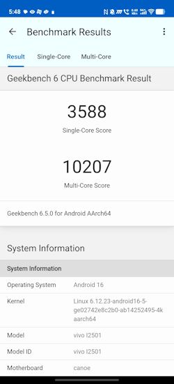 iQOO 15 Geekbench CPU iQOO 15 Geekbench CPU