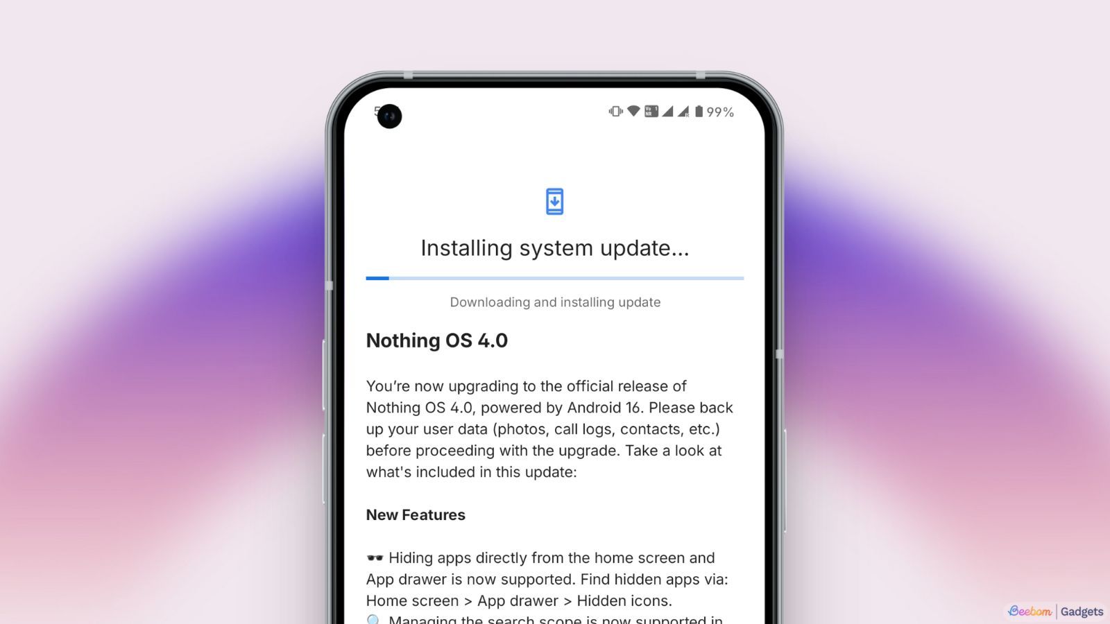 Nothing OS 4.0 Arrives for Nothing Phone (2), Phone (2a) and Phone (3a) thumbnail