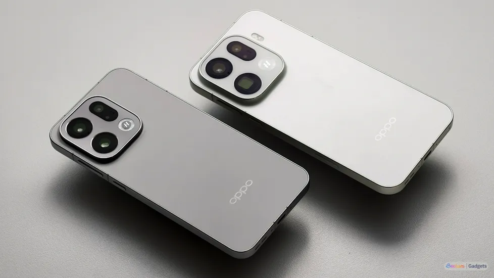 Oppo Find X9 Pro (left) and Oppo Find X9 (right)
