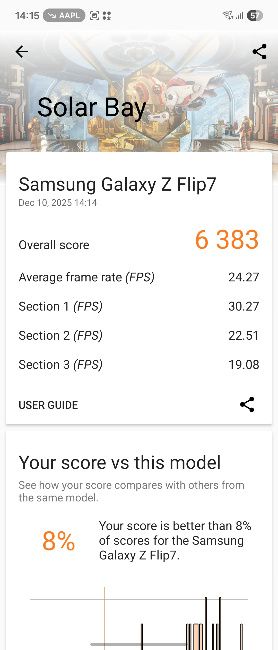 Exynos 2500 Solar Bay screenshot