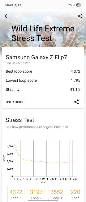 Exynos 2500 Wild LIfe screenshot