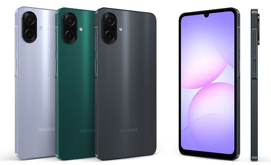 Samsung Galaxy A07 4G design and colour variants Samsung Galaxy A07 4G design and colour variants