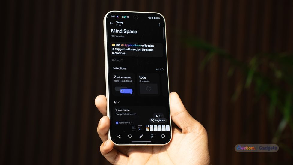 OnePlus Mind Space main screen OnePlus Mind Space main screen
