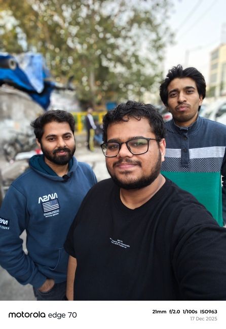 Motorola Edge 70 Selfie Camera shot 3