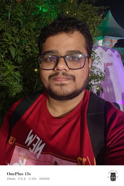 OnePlus 13s selfie camera shot 1 OnePlus 13s selfie camera shot 1
