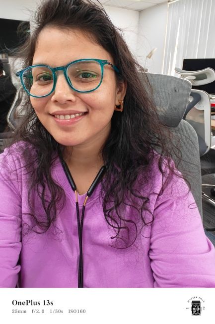 OnePlus 13s selfie camera shot 2 OnePlus 13s selfie camera shot 2