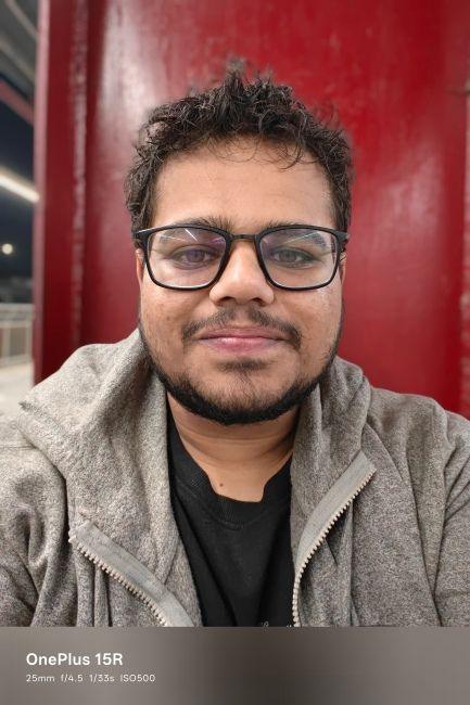 OnePlus 15R selfie camera shot 2