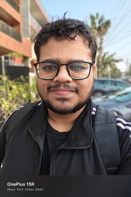 OnePlus 15R selfie camera shot 3