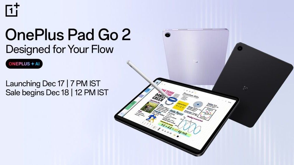 OnePlus Pad Go 2 India sale date poster OnePlus Pad Go 2 India sale date poster