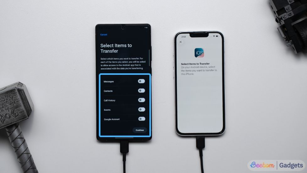 Select all the things you want to move on Android Select all the things you want to move on Android