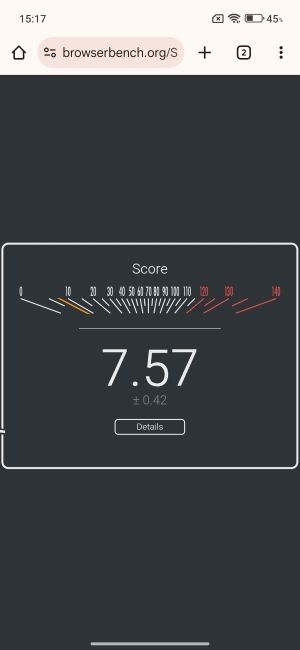 Snapdragon 6s Gen 3 Speedometer