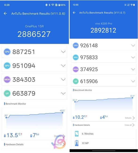Snapdragon 8 Gen 5 vs Dimensity 9400 AnTuTu Snapdragon 8 Gen 5 vs Dimensity 9400 AnTuTu
