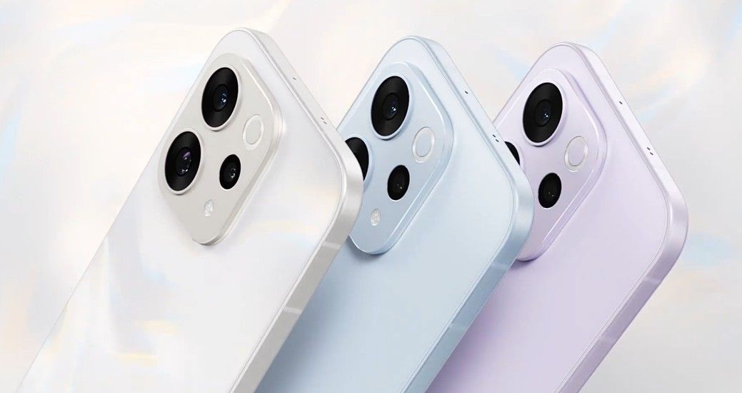 Vivo s50 in three different colourways