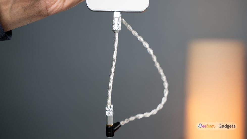 A headphonezone dac connected to a phone A headphonezone dac connected to a phone