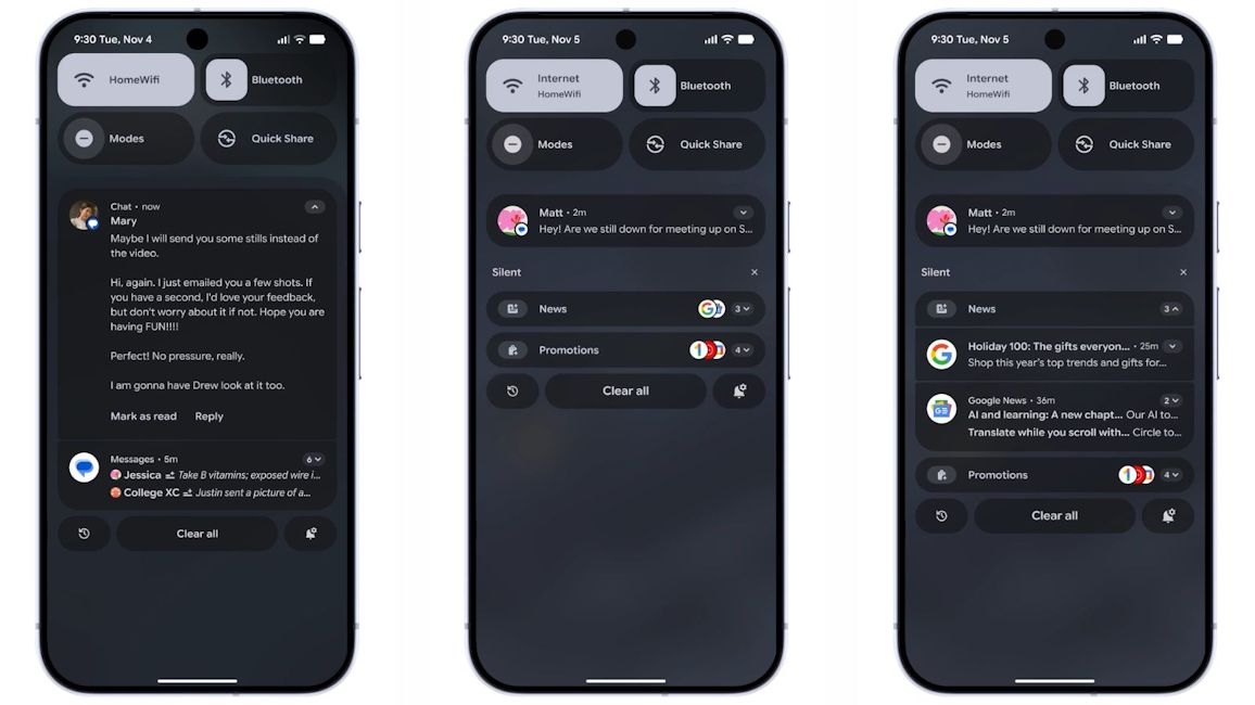 Android 16 new AI notification summaries and grouping Android 16 new AI notification summaries and grouping