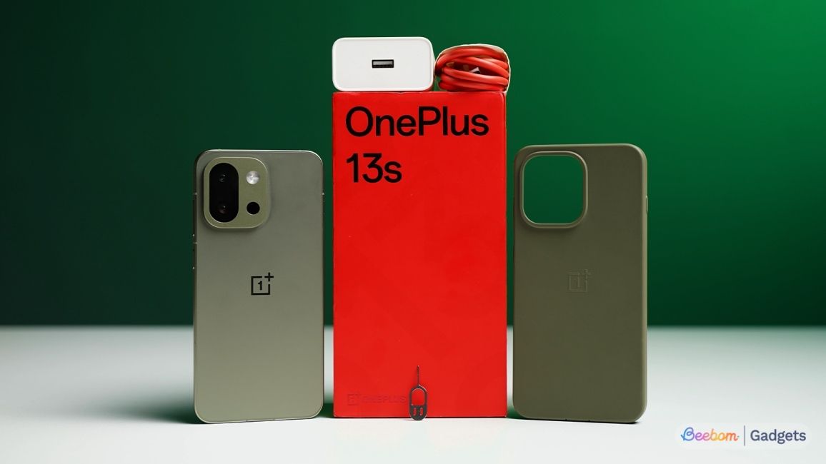 OnePlus 13s box contents on display OnePlus 13s box contents on display