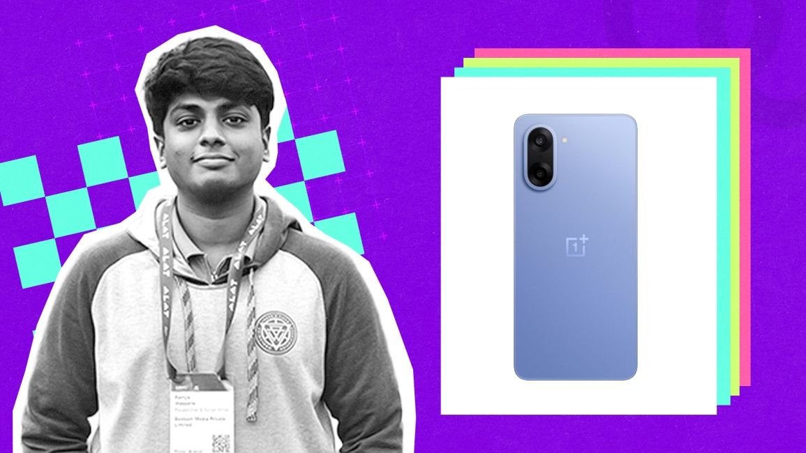 shot of Ramjie Wassane next to the OnePlus Nord CE 5 mockup