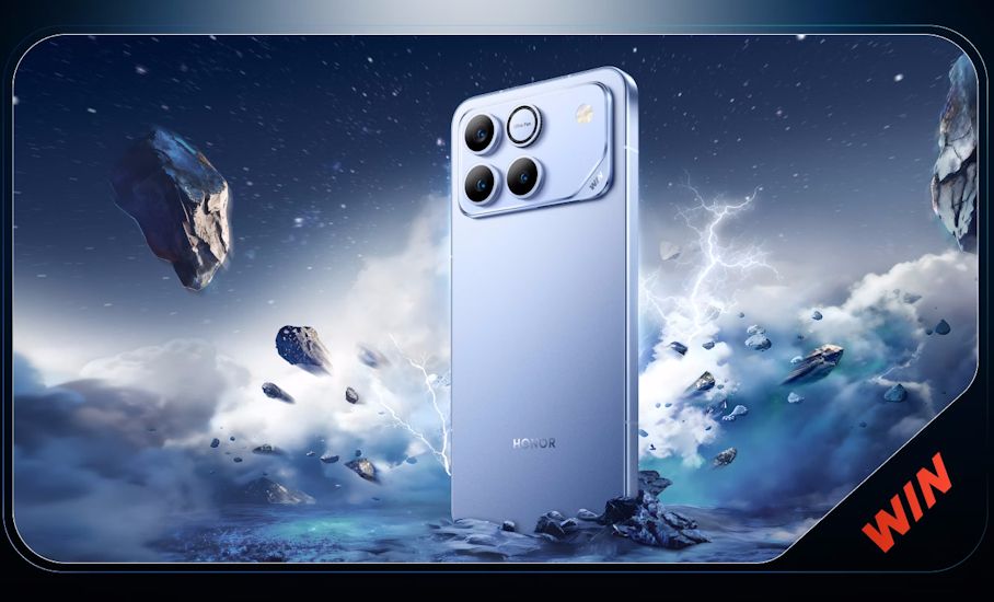 Honor Win back design in blue