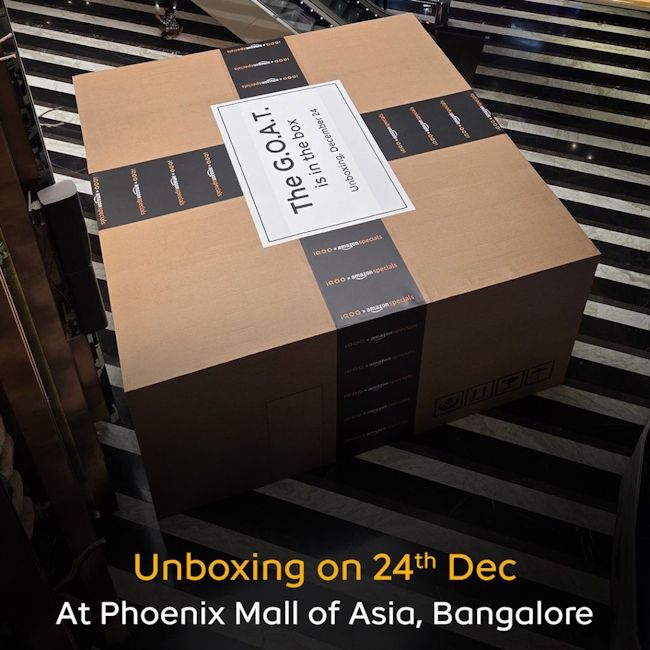 iQOO 15 pop-up event