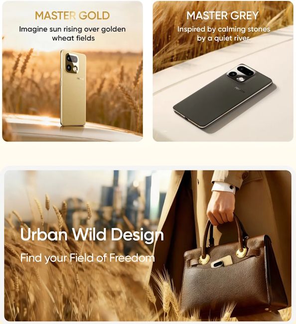 Realme 16 Pro+ design Realme 16 Pro+ design