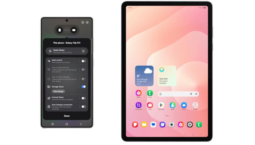 One UI 8.5 storage share feature showcased One UI 8.5 storage share feature showcased