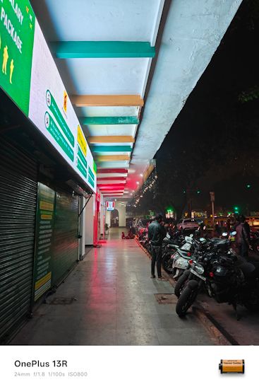 OnePlus 13R 14mm night shot OnePlus 13R 14mm night shot