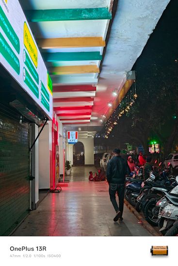OnePlus 13R 47mm night shot OnePlus 13R 47mm night shot