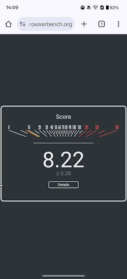 OnePlus 13R Browser Bench OnePlus 13R Browser Bench