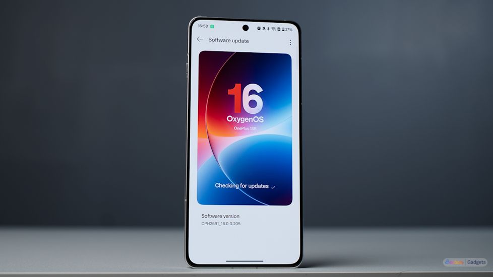 OnePlus 13R OxygenOS 16 update page OnePlus 13R OxygenOS 16 update page