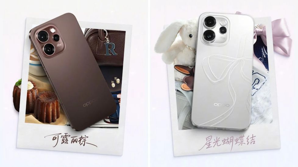 Oppo Reno 15 and Reno 15 Pro design showcased side by side