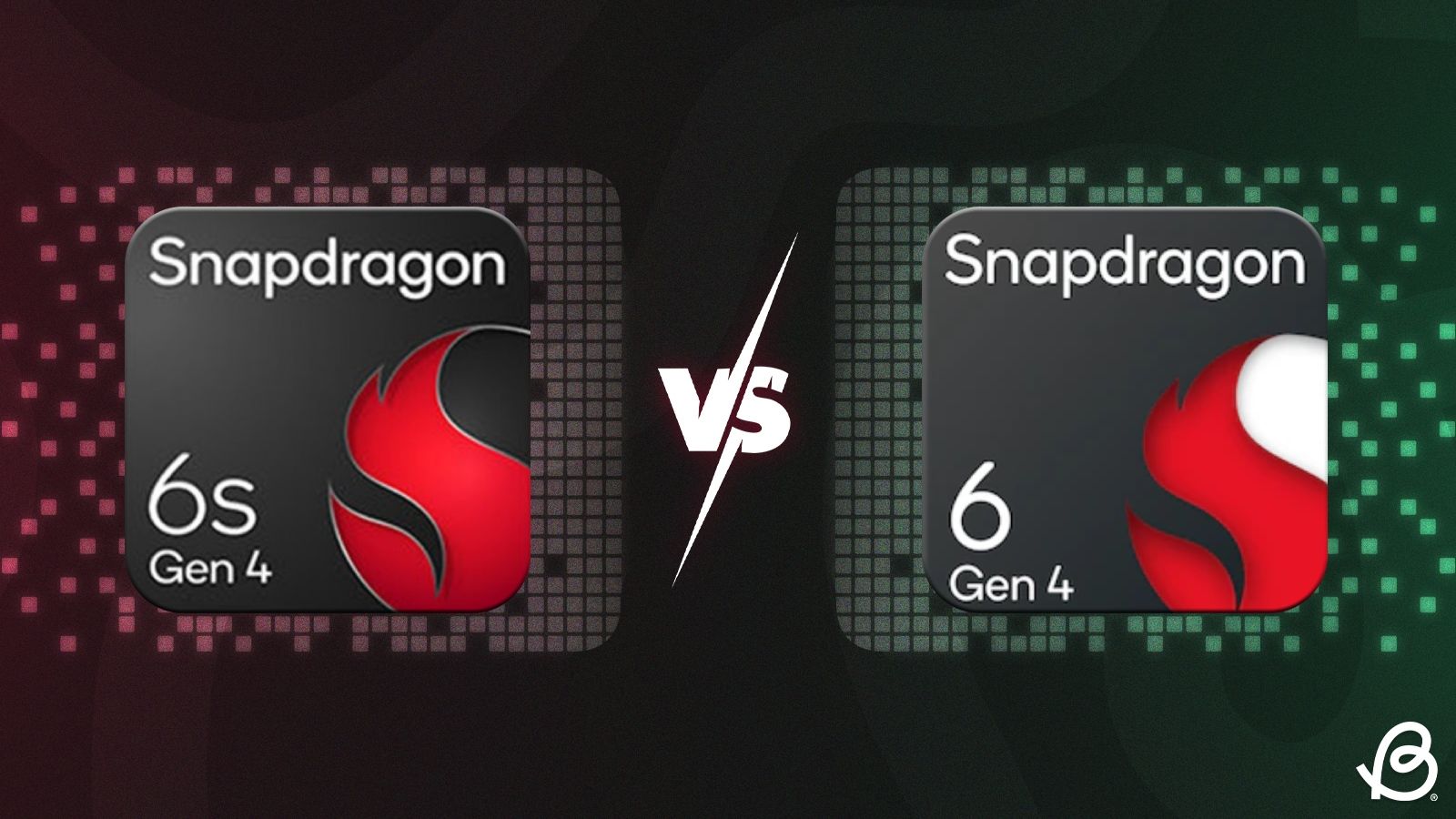 illustration of chipset logos of Snapdragon 6s Gen 4 and Snapdragon 6 Gen 4 illustration of chipset logos of Snapdragon 6s Gen 4 and Snapdragon 6 Gen 4