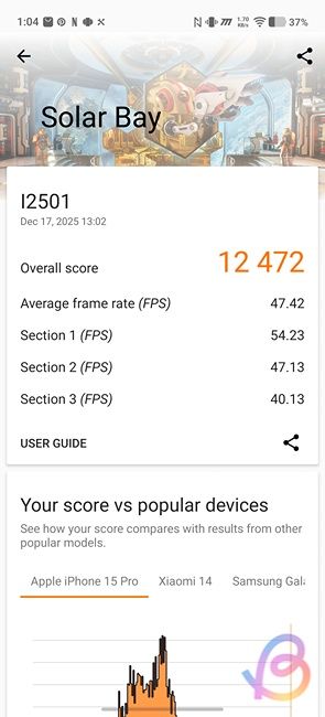 snapdragon 8 elite gen 5 3dmark solar bay