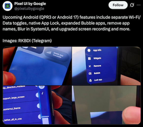 Android 17 new user interface and features 