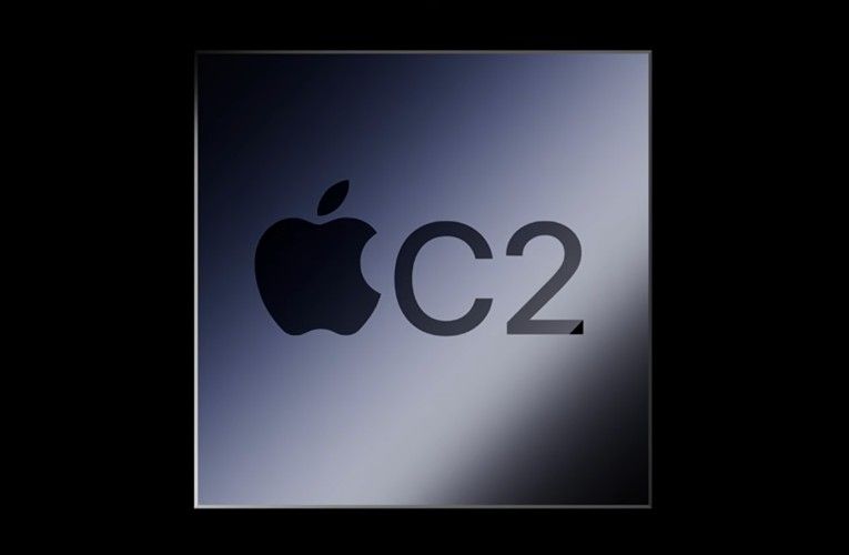 Apple C2 chip illustration