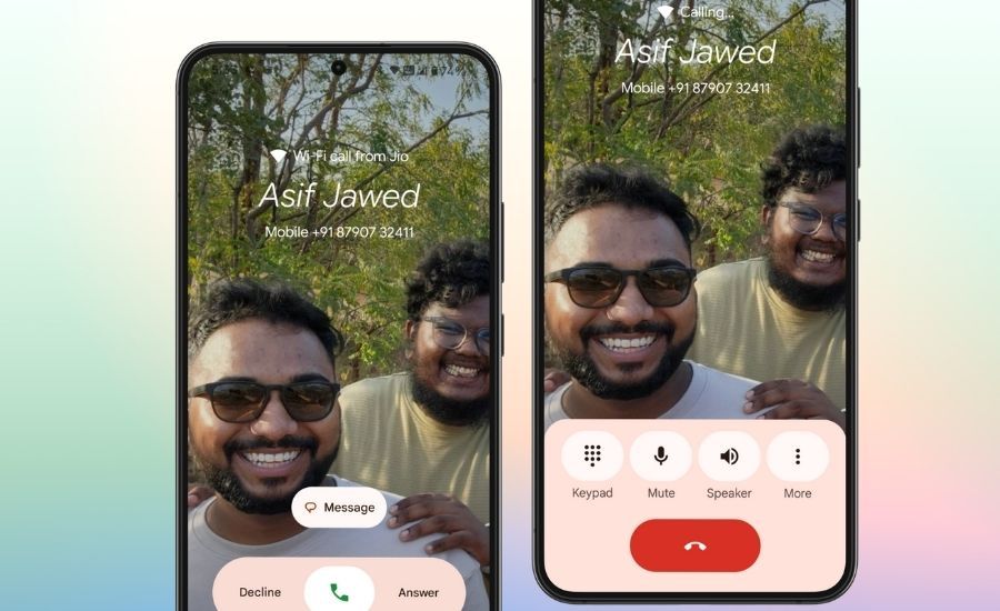 Google Dialer Calling Card in action Google Dialer Calling Card in action