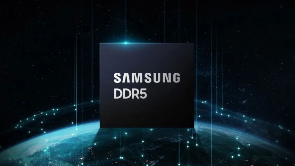 Samsung DDR5 RAM chip illiustration
