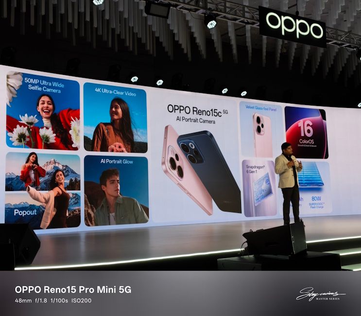 Oppo Reno 15C specs at a glance