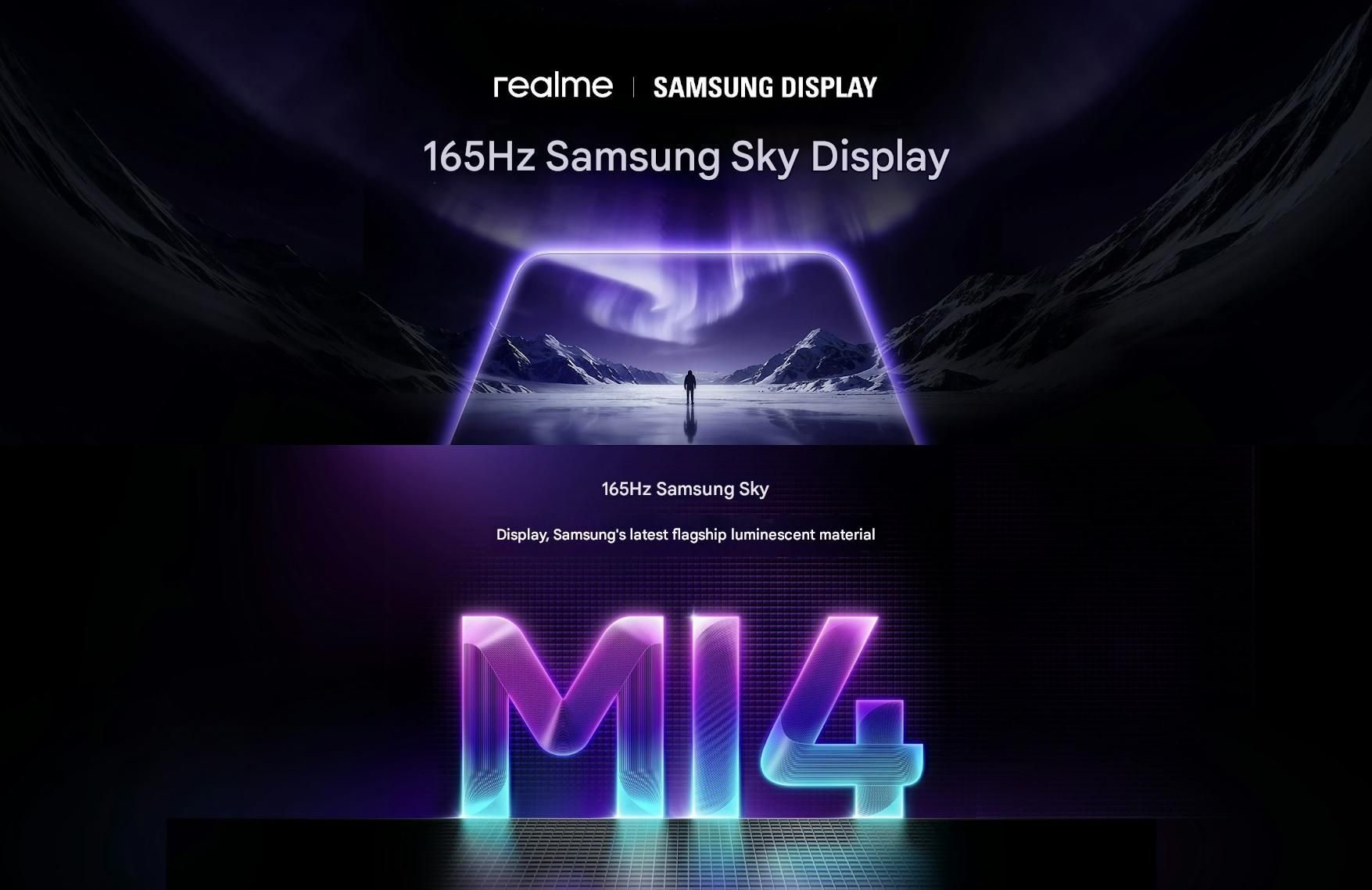 Realme Neo 8 with Samsung M14 display and 165 Hz refresh rate
