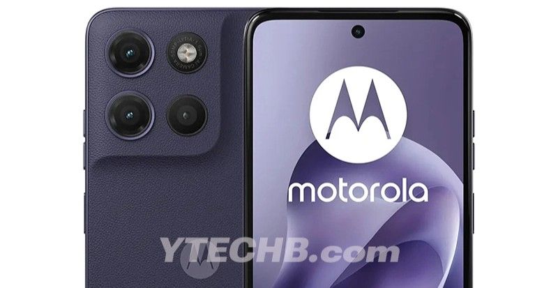 Motorola G17 closeup front and back
