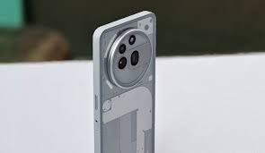 Nothing Phone (3a) Pro from the back